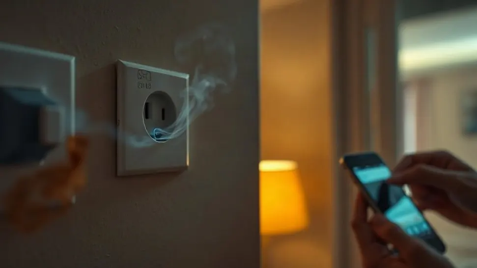 Burning Smell, Sparking or Buzzing From a Socket or Fuse Box