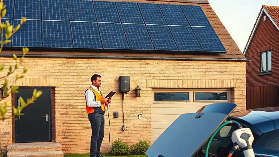 Solar Panels and Battery Storage in Hempstead
